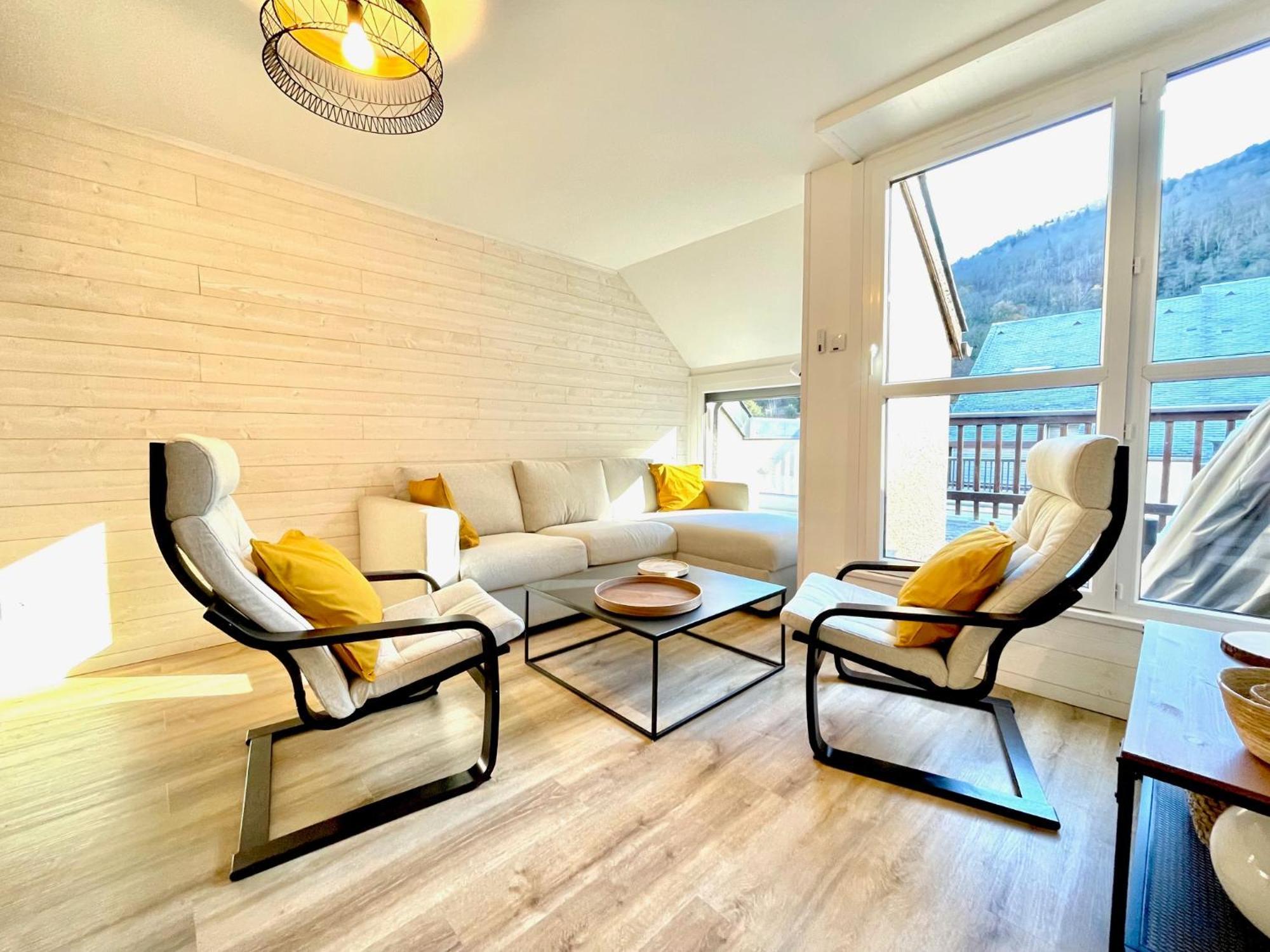 Centre Village Appartement 3 Chambres Avec Terrasse Jusqu'A 6 Personnes Saint-Lary-Soulan Exteriör bild